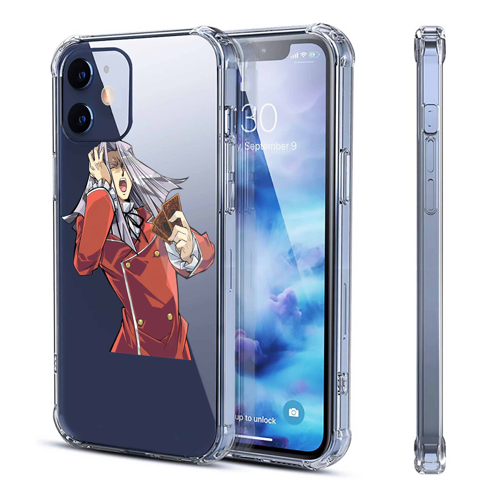 （画像用） 遊☆戯☆王 Yu-Gi-Oh! 【iPhone 12シリーズ対応】透明スマホケース（クリアソフトケース）